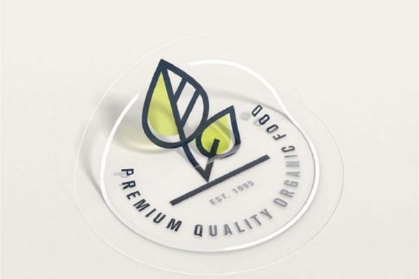 Tem nhãn trong suốt thể hiện sự sang trọng