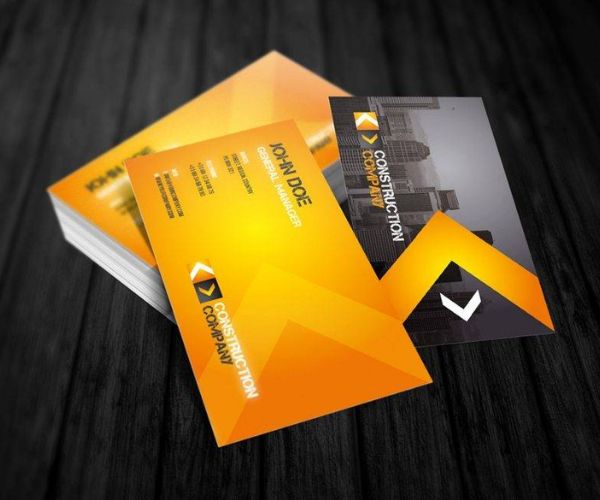 Card visit giám đốc cho doanh nghiệp ngành xây dựng