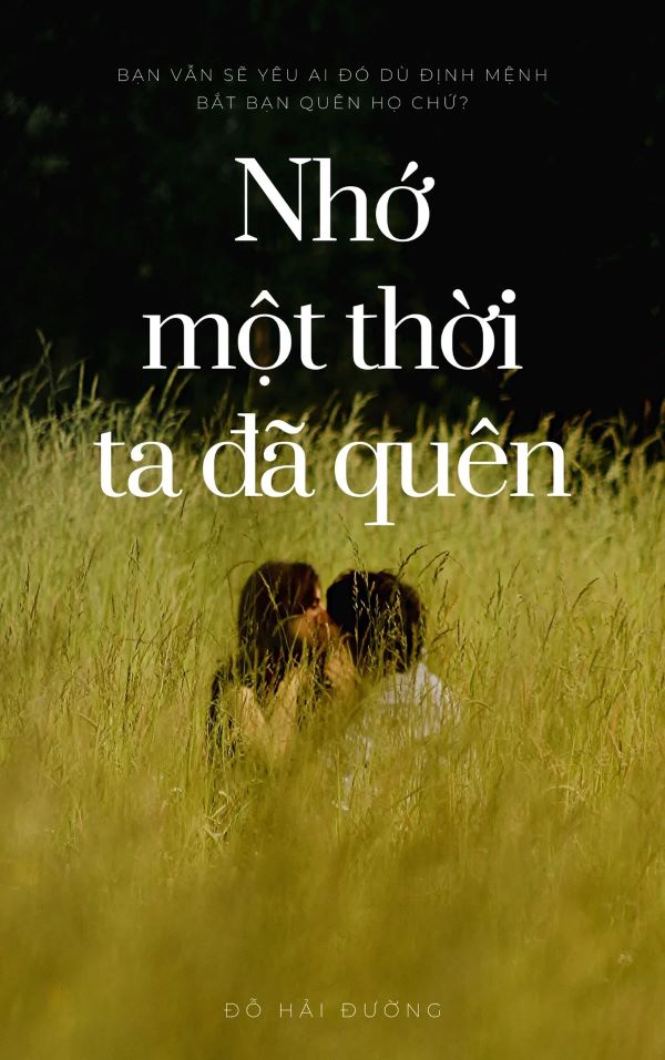 Poster quảng cáo sách lãng mạn