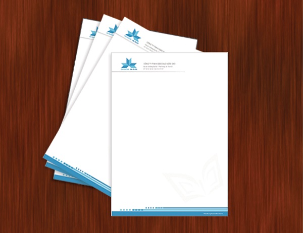 Letterhead thể hiện tính chuyên nghiệp của công ty