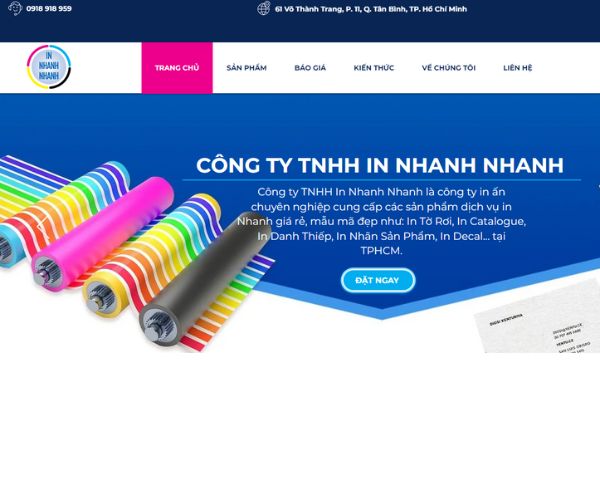 Innhanhnhanh- đơn vị in card visit uy tín