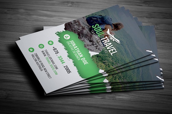 Mẫu thiết kế card visit ngành du lịch đẹp mắt