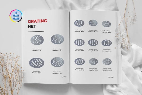 Mẫu catalogue sản phẩm Grating net