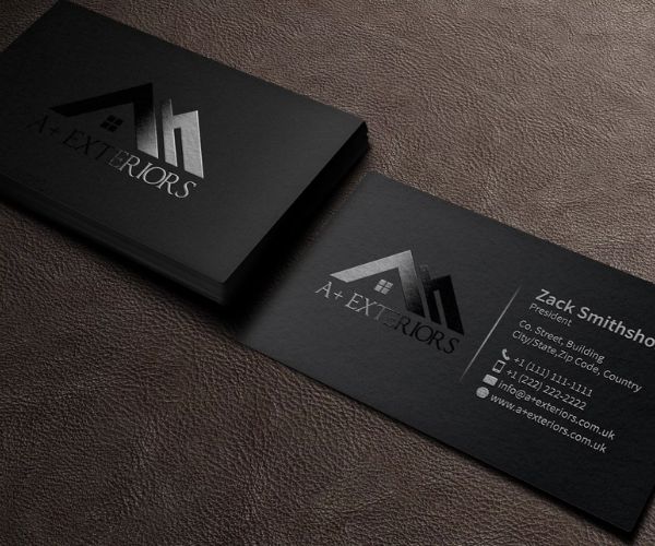 Top 10+ mẫu card visit công ty xây dựng sang trọng và ấn tượng