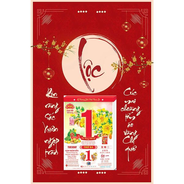 Lịch bloc treo tường phổ biến nhất Việt Nam