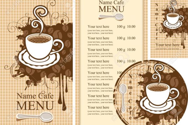 Menu được thiết kế theo phong cách Retro