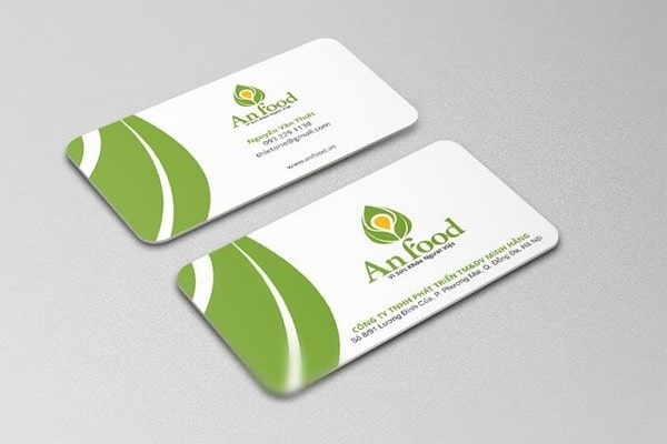 Card visit giám đốc bo góc