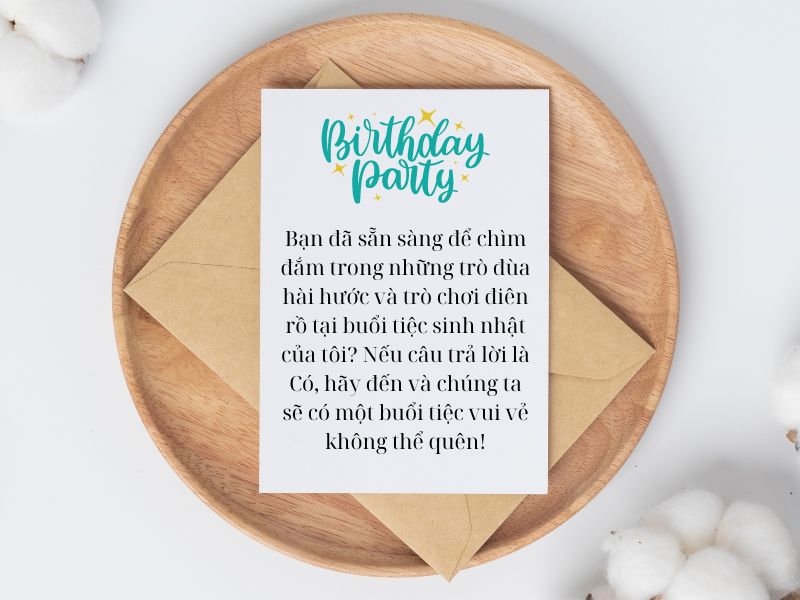 Cách viết thiệp sinh nhật với lời mời vui vẻ để gửi cho bạn thân
