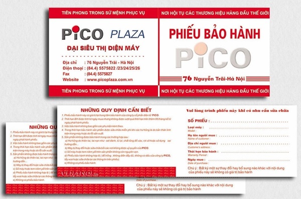 Mẫu thiết kế bắt mắt của đại lý điện máy Pico Plaza