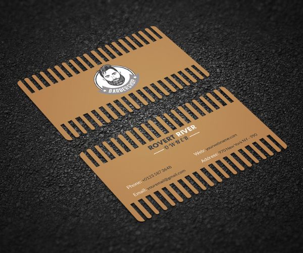 Mẫu card visit cửa hàng kinh doanh dịch vụ