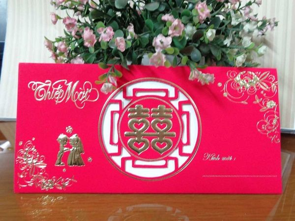 Thiết kế thiệp cưới theo lối truyền thống